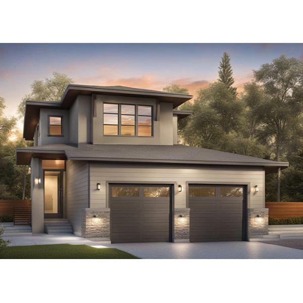 Cold Formed Steel Structural Light Steel Frame Prefabricated Luxury Singel Family Homes