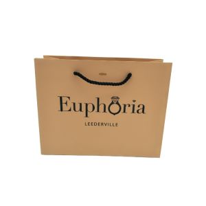 Buy cheap Brown Custom Printed Jewelry Bags Recyclable Feature Glossy Lamination from wholesalers