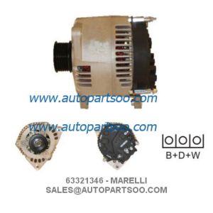 LRA103 LRA106 - MARELLI Alternator 12V 43A Alternadores