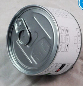 New creative gift product zip-top pop-top ring-pull can alarm clock toy customed