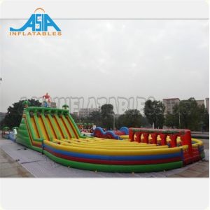 Waterproof Inflatable Amusement Park / Giant Inflatable Obstacle Course