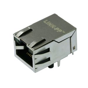 Quality 2.5G Base -T Single Port RJ45 Ethernet Jack With LEDs 8 Pin ARJM11C7-805-JA-ER4-T for sale