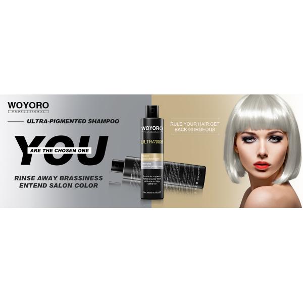 Ultra Pigment Shampoo Remove Yellow No Brass Neutralises Sulfate Free Purple Shampoo 300ml