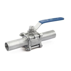 Small Three Piece Ball Valve WCB LCB CF8 CF8M CF3 CF3M A105 LF2 Material