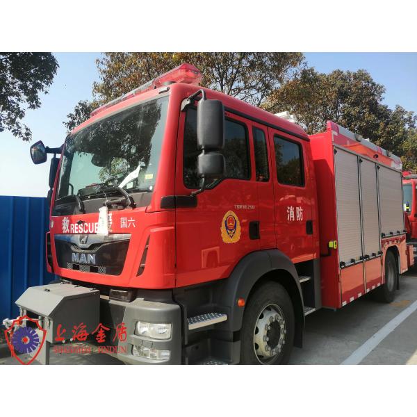 4x2 Drive 213kw Emergency Rescue Fire Truck Equipped 100 Pieces Salvage Tools