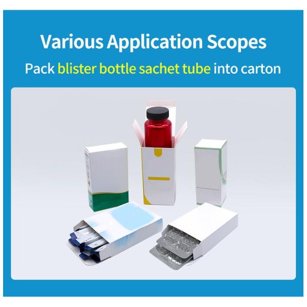 High Speed Automatic Cartoning Machine For Pharmaceutical Packaging