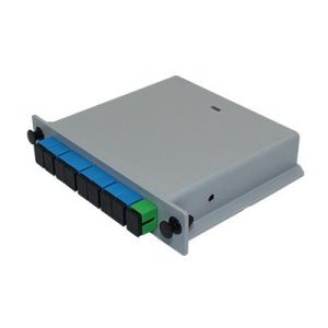 SC 1×8 PLC Optical Splitter Small Size With SC/UPC Interface Type