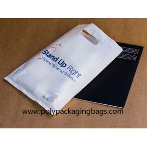 Gravure Printing 60 Micron Patch Handle Plastic Bags