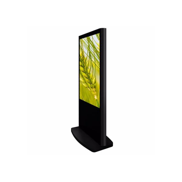High Resolution Standing Advertising Display , Vertical Digital Signage Display