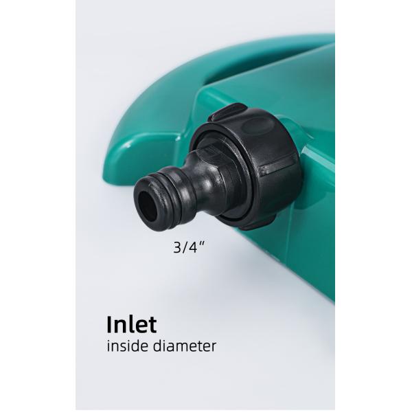 Automatic Watering Grass Lawn 3 Arms Nozzles Garden Sprinkler with Female Connection