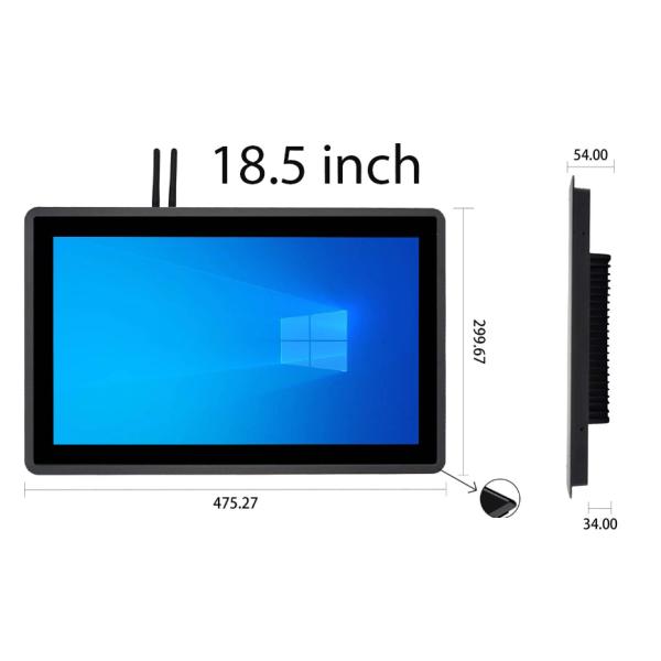 DC12V/5A Power Supply KDS 5-Inch Aluminum Alloy Cash Register for Integral Kitchen Display