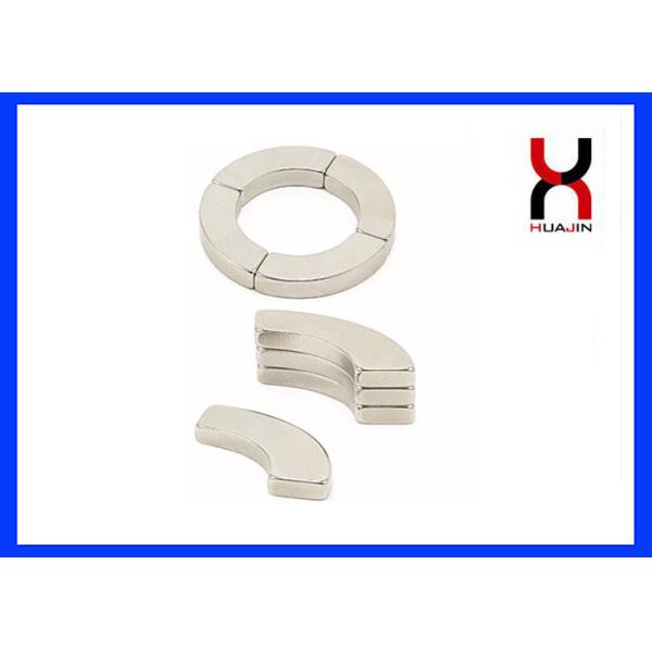 Electrical Machinery Arc Magnet / Wedge Magnet Customized Dimension