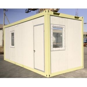 China temporary steel building economic flat pack container house for refugee on sale