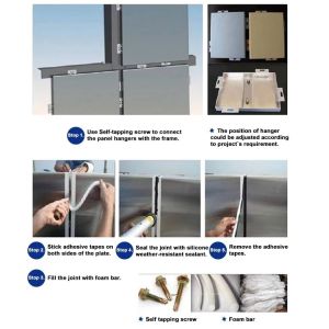 Building Materials Aluminium Perforated Sheet for Rainscreen Cladding