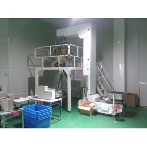 Food Snacks Semi Automatic Packing Machine 304SS With Multihead Weigher