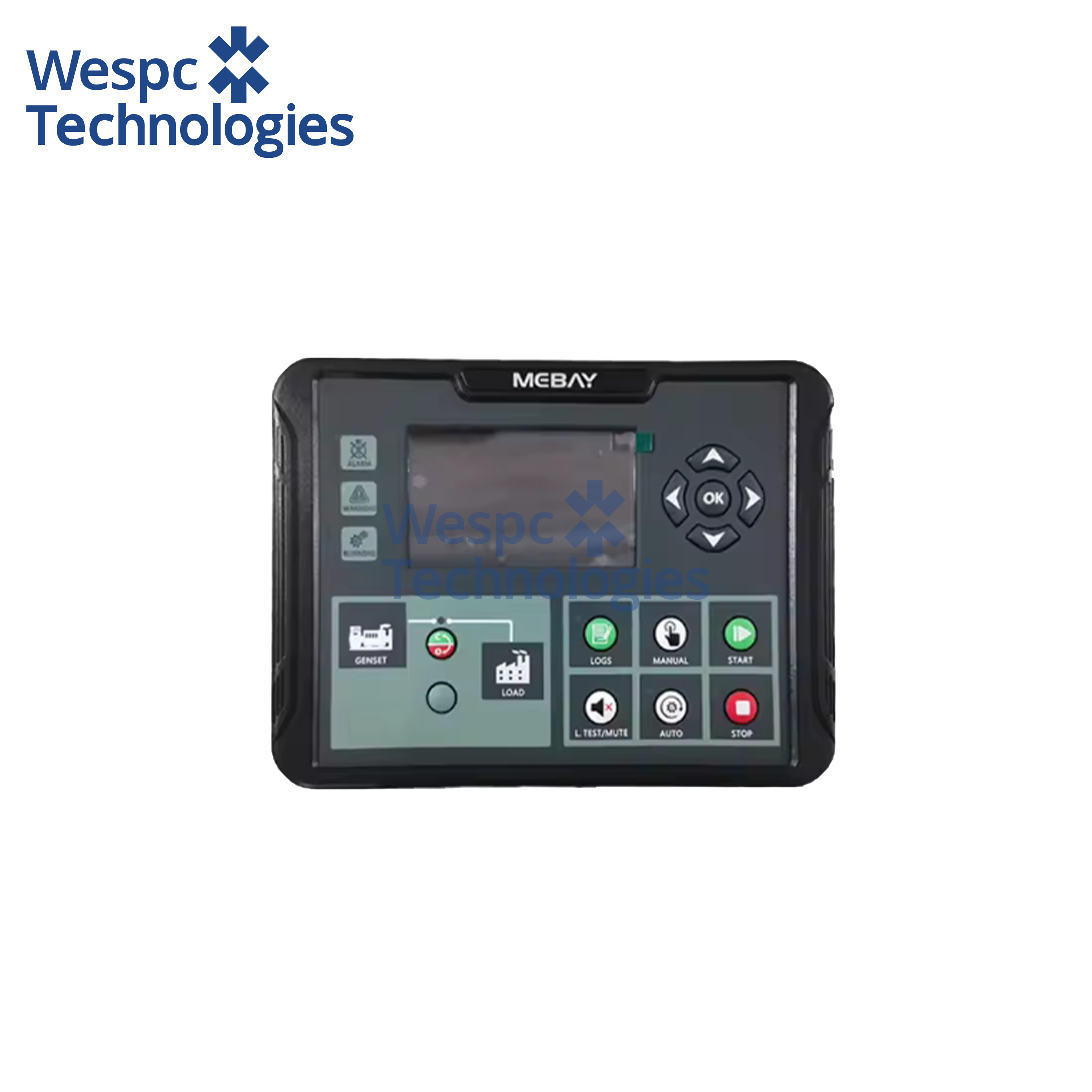 WESPC Original DC100D Genset Parallel Controller Diesel Generator LCD