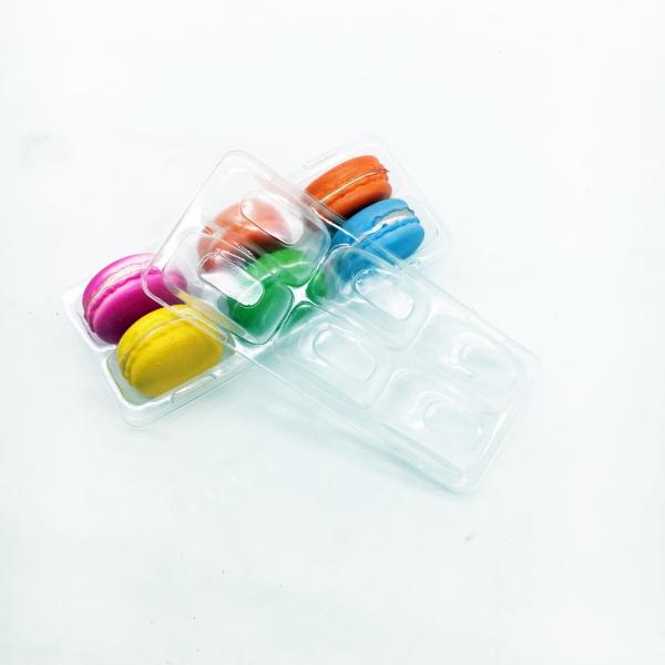 Buy 3 x 2 6pcs macaron packaging tray transparent PVC/PET blister macaron box macaron pack tray at wholesale prices