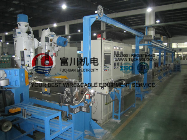 Buy Fuchuan PVC Extrusion Machine For Automatic Wire With Screw Dia 70mm Wire Dia 1-6mm at wholesale prices
