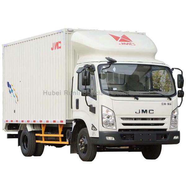 4x2 JMC Single Cabin Small Light Van Truck 3Tons 5Tons Closed Box Truck Best