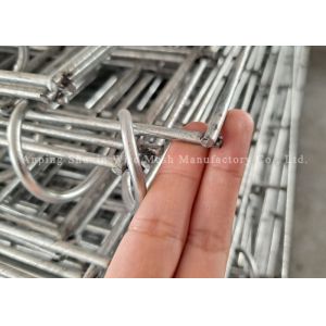 Deep Welding Galvanized Hesco Bastion Barrier Mil5 Perimeter Security Wall