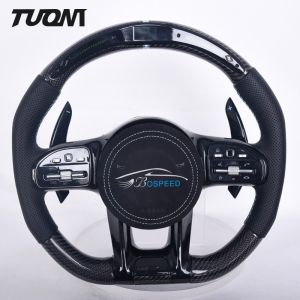 Mercedes Benz Carbon Fiber Steering Wheel Ergonomic 350mm