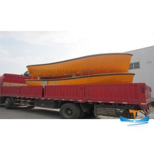 FRP Open Type Lifeboat Solas Approval with Outboard Engine