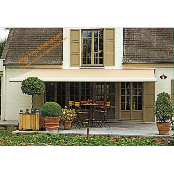 Buy Outdoor Auto Awning Customized Sizes Retractable Remote Control Motorized Awnings at wholesale prices