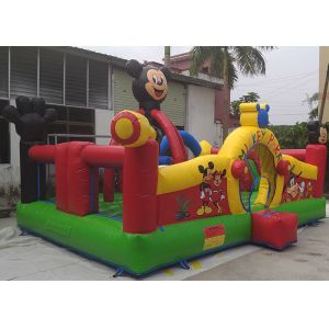 Mickey Park Inflatable Playground , Inflatable Bouncy Castles For Adults