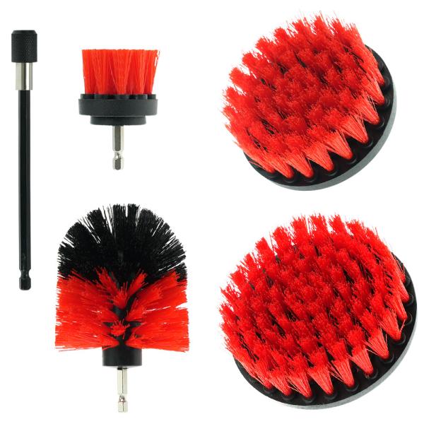 Polypropylene Power Scrubber Drill Scrub Brush Set for Kitchen Cleaning