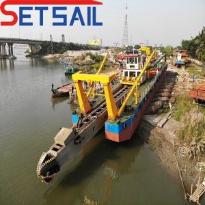 14 Inch Cutter Suction Dredger with 70kw-110kw Cutter Power and Water Flow of