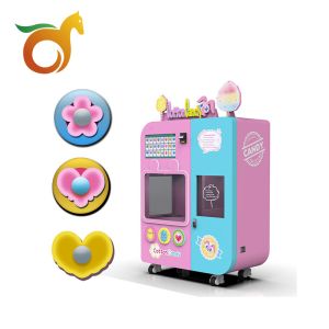 GPS 2500W Fairy Floss Vending Machine APP Control Brushless Burner