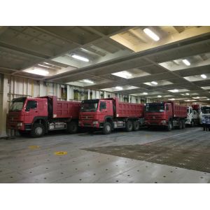 Sinotruck 40 Ton Heavy Duty Dump Truck 6x4 336 10 Wheel Tipper Red Color