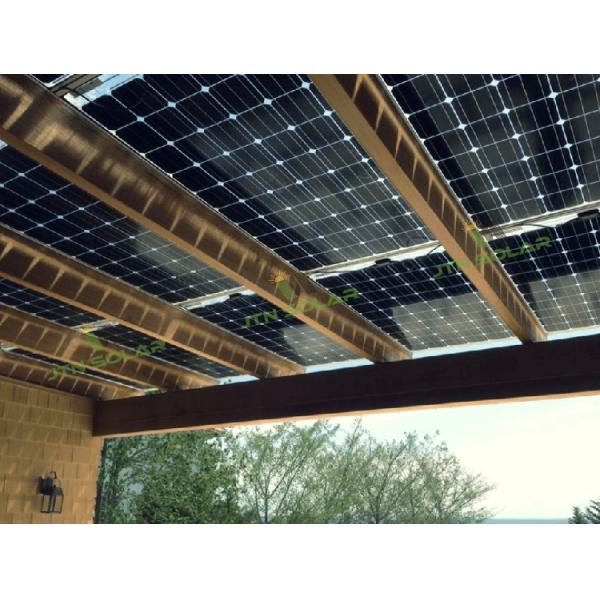 OEM Customized Transparent Frameless Double Glass Bifacial Solar Panel 530W 540W 550W