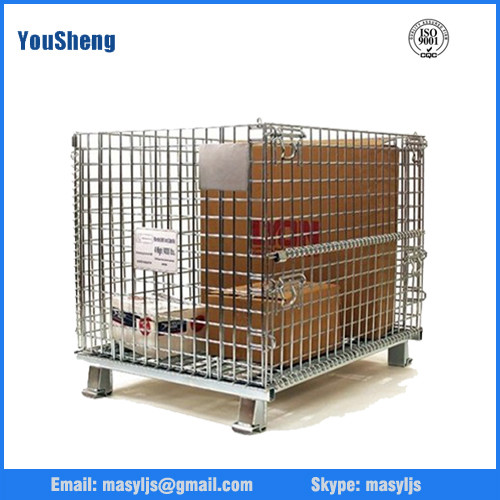 Buy Industry folding warehouse galvanized wire mesh cage at wholesale prices