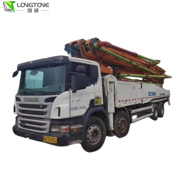 42m Used Concrete Line Pumps High Pressure Injection Cement Grouting Pump