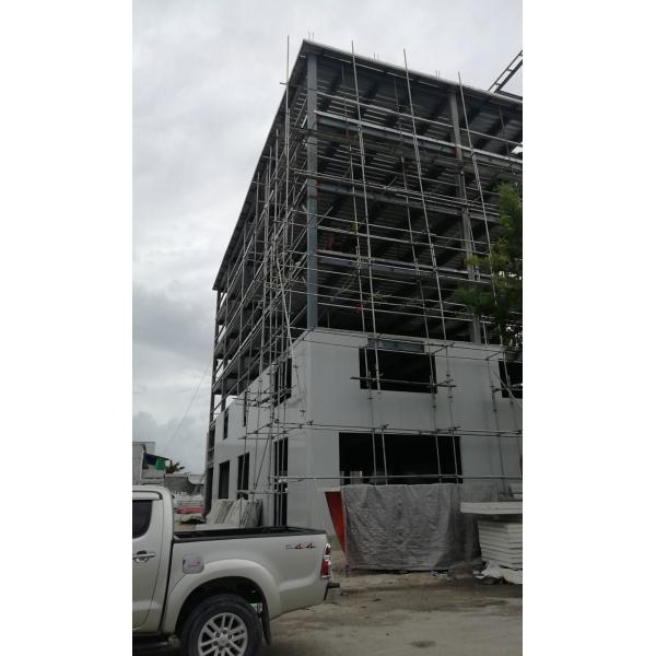 High Rise Steel Prefabricated Steel Structure Buildings Frame Homes For Maldives Use Insulation Materials