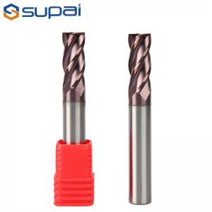 China 1-20mm Solid Carbide 1 MM End Mill Cutter 4 Flute TiAlN Coating Feature Standart Boy Performans Freze (Chatter) on sale