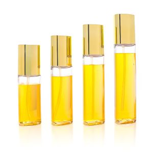 Clear Rectangle Plastic Cleaning Spray Bottles 150ml Perfume Atomizer Bottles