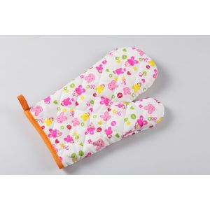 Kitchen Heat Protection Oven Mitt 100%cotton