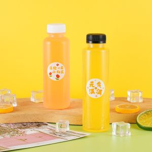 Modern 0.5kg Milk Tea Bottles with Handle Plastic