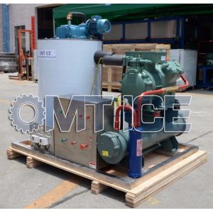 Refrigerant R404a Seawater Flake Ice Machine 380V 2 Ton Flake Ice Machine