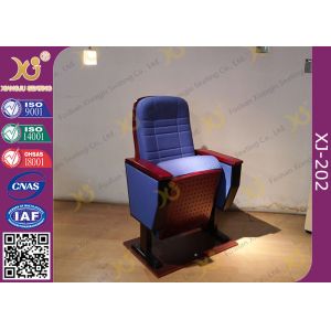 Upholstered Ergonomic High Grade Fold Up Auditorium Seating / Movie Theater