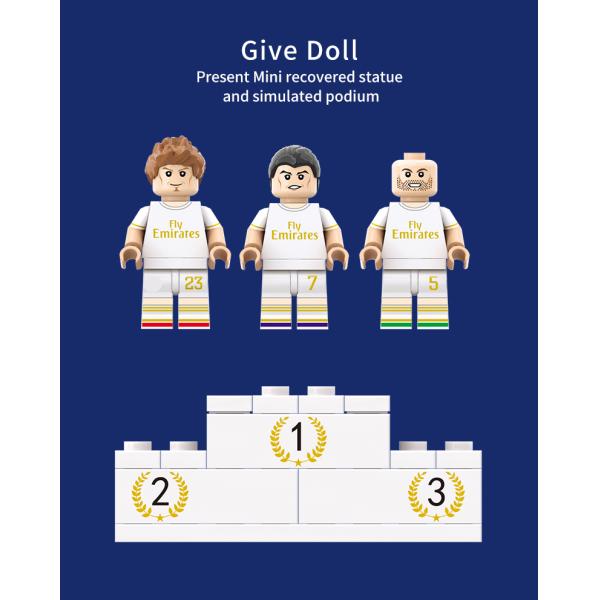 Educational Toys for Bernabeu Football Stadium Model Building Blocks 1 600 Scale 8kg