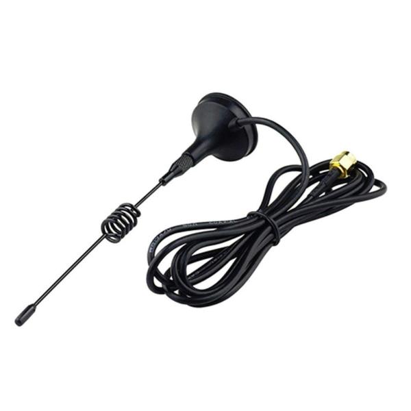 433 MHz Unity Gain Omni Antenna Magnetic Base and Male TS9 Connector 50 ohms Impedance