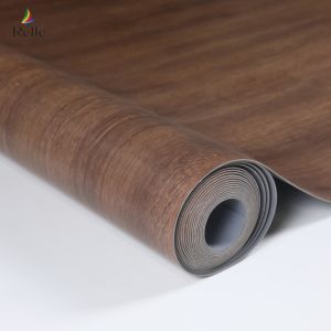 Library Supermarket Heterogeneous Flooring Black Vinyl Roll Flooring CE / SGS /