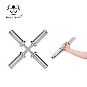 500mm Fitness Weight Bar , Weight Lifting Equipment Pure Steel Material