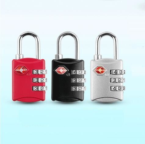 Zinc Alloy TSA 3-digital travel lock& pink Tsa Luggage Lock& 59g Tsa Bag Number