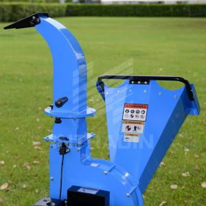 14HP Engine Power Wood Chipper Shredder With Upper Discharge Chute