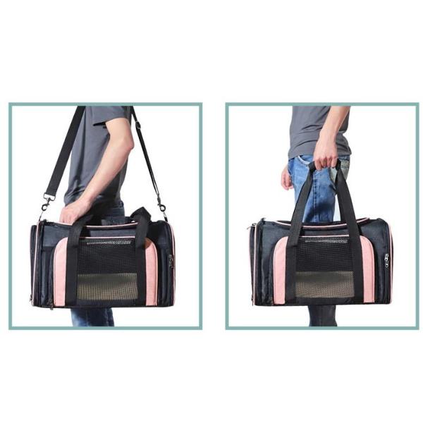 Expandable Airline Approved Cat Bag Pet Cages Carrier For Travel