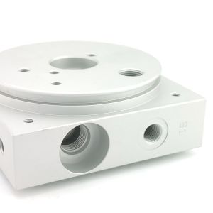 Precision Machining of Customized RoHS Compliant Aluminum Alloy Valve Manifold
